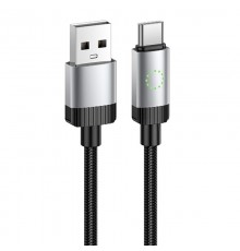 Дата кабель Hoco X117 Star USB to Type-C 3A (1m) Black