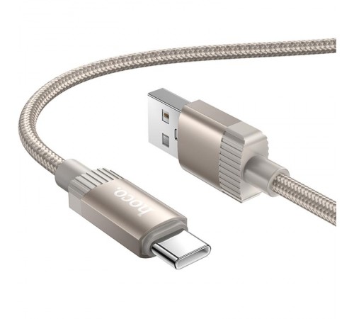 Дата кабель Hoco X117 Star USB to Type-C 3A (1m) Gold Дата кабель Hoco X117 Star USB to Type-C 3A (1m) Gold