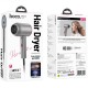 Фен для волосся Hoco HP13 Hot and cold air (1600W) Rose Red