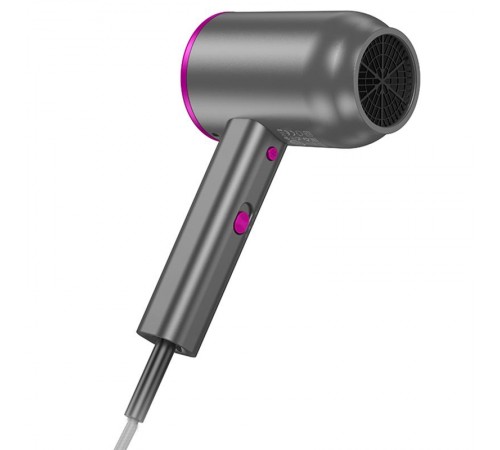 Фен для волосся Hoco HP13 Hot and cold air (1600W) Rose Red Фен для волосся Hoco HP13 Hot and cold air (1600W) Rose Red