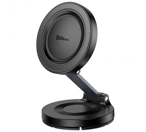 Автотримач Hoco H61 Show folding ring magnetic (dashboard) Black / Metal gray Автотримач Hoco H61 Show folding ring magnetic (dashboard) Black / Metal gray