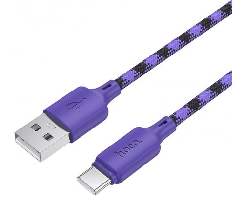 Дата кабель Hoco X116 Meridian USB to Type-C 3A (1m) Gradient Purple Mix Дата кабель Hoco X116 Meridian USB to Type-C 3A (1m) Gradient Purple Mix