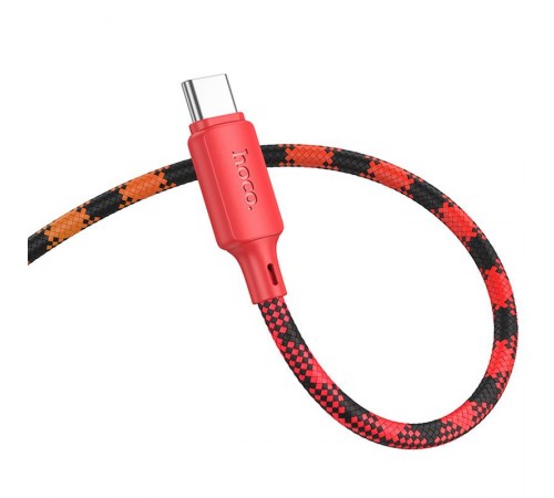 Дата кабель Hoco X116 Meridian USB to Type-C 3A (1m) Gradient Red Mix Дата кабель Hoco X116 Meridian USB to Type-C 3A (1m) Gradient Red Mix