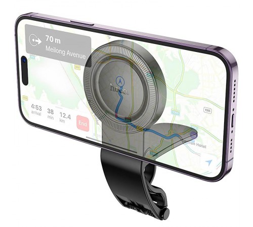 Автотримач Hoco H60 Show ring magnetic (dashboard) Black Автотримач Hoco H60 Show ring magnetic (dashboard) Black