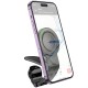 Автотримач Hoco H60 Show ring magnetic (dashboard) Black