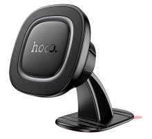 Автотримач Hoco H73 Crown magnetic (center console) Black / Metal gray