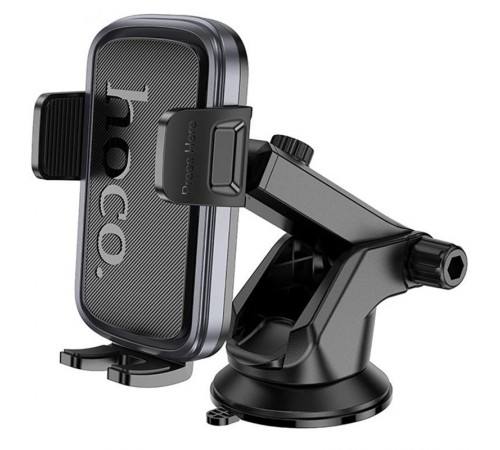 Автотримач Hoco H79 Vista push-type (center console) Black / Metal gray Автотримач Hoco H79 Vista push-type (center console) Black / Metal gray