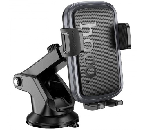 Автотримач Hoco H79 Vista push-type (center console) Black / Metal gray Автотримач Hoco H79 Vista push-type (center console) Black / Metal gray