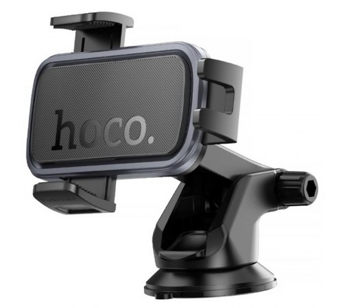 Автотримач Hoco H79 Vista push-type (center console) Black / Metal gray Автотримач Hoco H79 Vista push-type (center console) Black / Metal gray