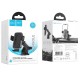 Автотримач Hoco H79 Vista push-type (center console) Black / Metal gray