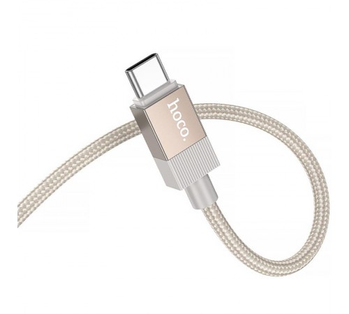 Аудіо кабель Aux Hoco UPA32B Clever digital (Type-C to AUX 3.5mm) (1m) Gold