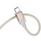 Аудіо кабель Aux Hoco UPA32B Clever digital (Type-C to AUX 3.5mm) (1m) Gold