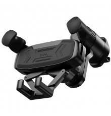 Автотримач Hoco H66 Gamble gravity linkage (air outlet) Black