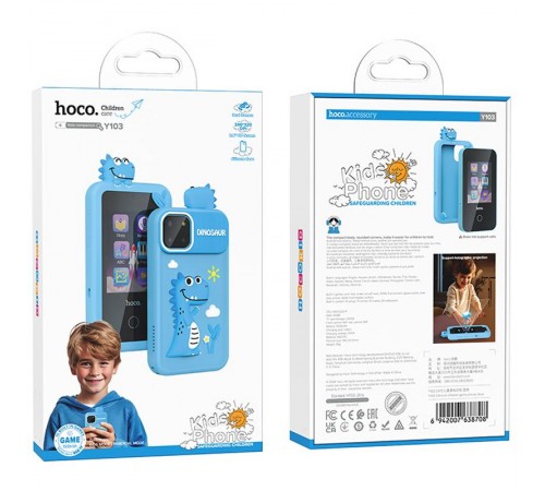 Дитячий ігровий телефон Hoco Y103 2.8-inch Blue Дитячий ігровий телефон Hoco Y103 2.8-inch Blue