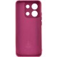 Чохол Silicone Cover Lakshmi Full Camera (AA) для Xiaomi Redmi Note 14S Бордовий / Marsala