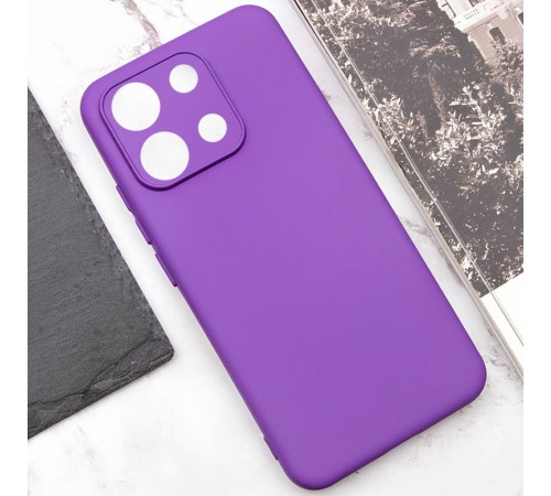 Чохол Silicone Cover Lakshmi Full Camera (AA) для Xiaomi Redmi Note 14S Фіолетовий / Purple Чохол Silicone Cover Lakshmi Full Camera (AA) для Xiaomi Redmi Note 14S Фіолетовий / Purple