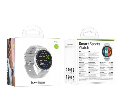 Смарт-годинник Hoco Smart Watch Y31 Smart sports watch (call version) Silver