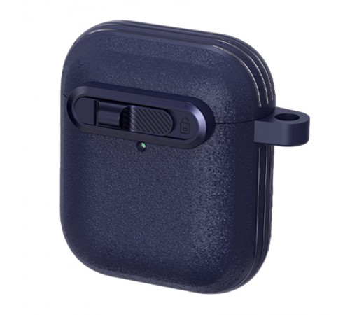 Футляр Frosted для навушників Airpods 1/2 Blue Футляр Frosted для навушників Airpods 1/2 Blue