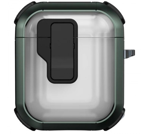 Футляр протиударний Locking Button для навушників Airpods 1/2 Apple Green Футляр протиударний Locking Button для навушників Airpods 1/2 Apple Green