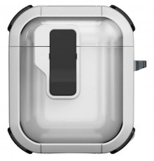 Футляр протиударний Locking Button для навушників Airpods 1/2 White