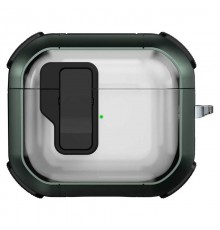 Футляр протиударний Locking Button для навушників Airpods 4 Apple Green