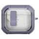 Футляр протиударний Locking Button для навушників Airpods 4 Light Purple