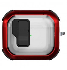 Футляр протиударний Locking Button для навушників Airpods 4 Red