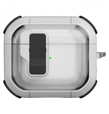 Футляр протиударний Locking Button для навушників Airpods 4 White