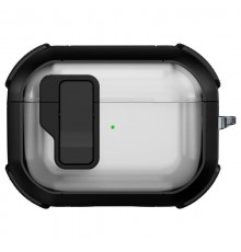Футляр протиударний Locking Button для навушників Airpods Pro 2 / Pro Black