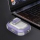 Футляр протиударний Locking Button для навушників Airpods Pro 2 / Pro Light Purple