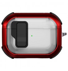Футляр протиударний Locking Button для навушників Airpods Pro 2 / Pro Red