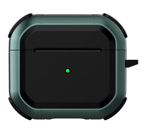 Футляр протиударний Black ed. для навушників Airpods 3 Apple Green Футляр протиударний Black ed. для навушників Airpods 3 Apple Green