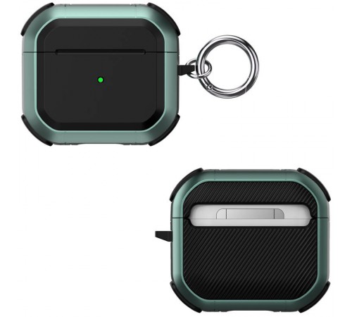 Футляр протиударний Black ed. для навушників Airpods 3 Apple Green Футляр протиударний Black ed. для навушників Airpods 3 Apple Green