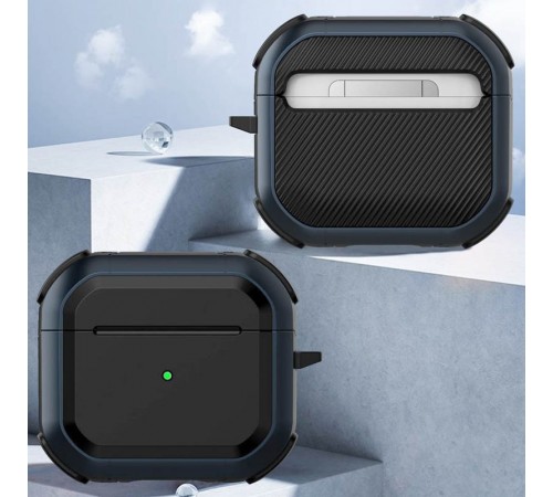 Футляр протиударний Black ed. для навушників Airpods 3 Blue Футляр протиударний Black ed. для навушників Airpods 3 Blue