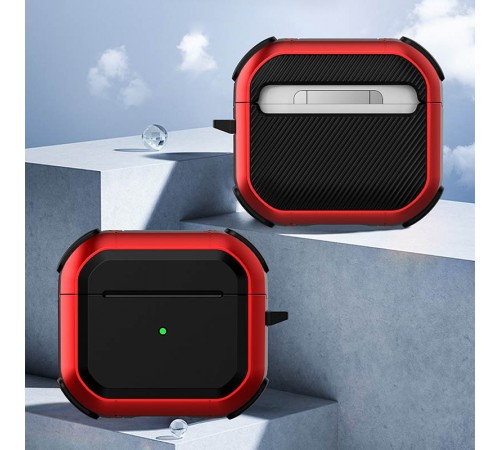 Футляр протиударний Black ed. для навушників Airpods 3 Red Футляр протиударний Black ed. для навушників Airpods 3 Red