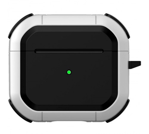 Футляр протиударний Black ed. для навушників Airpods 3 White Футляр протиударний Black ed. для навушників Airpods 3 White