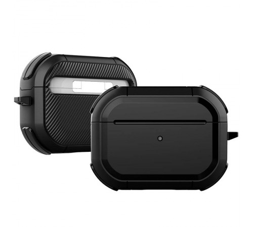 Футляр протиударний Black ed. для навушників Airpods Pro 2 / Pro Black Футляр протиударний Black ed. для навушників Airpods Pro 2 / Pro Black