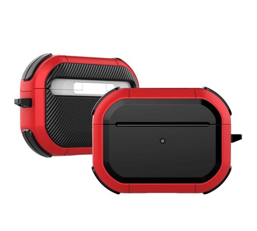 Футляр протиударний Black ed. для навушників Airpods Pro 2 / Pro Red Футляр протиударний Black ed. для навушників Airpods Pro 2 / Pro Red