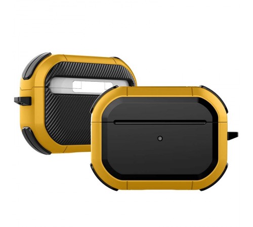 Футляр протиударний Black ed. для навушників Airpods Pro 2 / Pro Yellow Футляр протиударний Black ed. для навушників Airpods Pro 2 / Pro Yellow