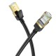 Дата кабель Hoco US02 Level pure copper gigabit ethernet (3m) Black