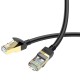 Дата кабель Hoco US02 Level pure copper gigabit ethernet (3m) Black