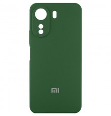 Чохол Silicone Cover Lakshmi Full Camera (AAA) with Logo для Xiaomi Poco X7 Pro Зелений / Cyprus Green