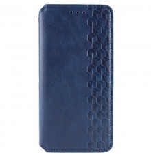 Шкіряний чохол-книжка GETMAN Cubic (PU) для Xiaomi Redmi A5 / Poco C71 Синій