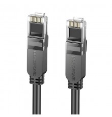 Кабель (патч-корд) Borofone BUS01 Category 6 Gigabit (1m) Black