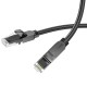 Кабель (патч-корд) Borofone BUS01 Category 6 Gigabit (1m) Black