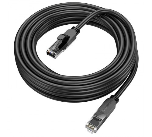 Кабель (патч-корд) Borofone BUS01 Category 6 Gigabit (5m) Black Кабель (патч-корд) Borofone BUS01 Category 6 Gigabit (5m) Black