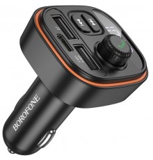 АЗП FM модулятор Borofone BC59 Heroic (2USB-A/1C)