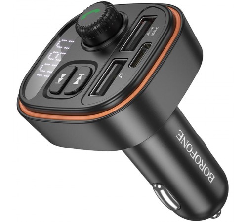АЗП FM модулятор Borofone BC59 Heroic (2USB-A/1C) АЗП FM модулятор Borofone BC59 Heroic (2USB-A/1C)