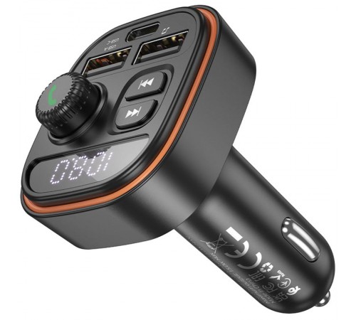 АЗП FM модулятор Borofone BC59 Heroic (2USB-A/1C) АЗП FM модулятор Borofone BC59 Heroic (2USB-A/1C)