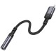 Перехідник Borofone BV24 Graceful Lightning to 3.5mm Metal grey